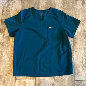 FIGS Size XXL Teal Technical Collection Scrub Top